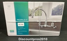 Peerless P299305LFTwo Handle Wall Mounted Kitchen Faucet Chrome