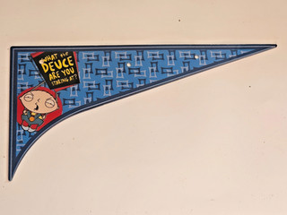 2007 STERN FAMILY GUY PINBALL MACHINE PLAYFIELD PLASTIC STEWIE GRIFFIN  -05