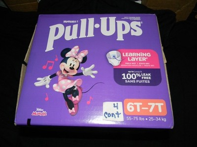 4 sample Huggies Pull-ups 6t-7t over 55-75 Lbs . | eBay
