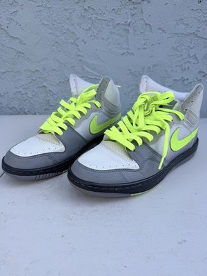 Nike 2006 Court Force High Basic ''Neon'' 314362 171 Size 9.5 Travis Bred Chicago 