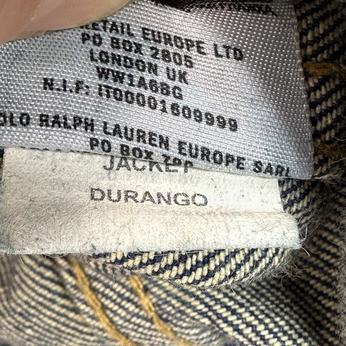 Double RL RRL Ralph Lauren Durango Selvedge Denim Trucker Chore Jacket Men’s XL - Bild 17 von 24