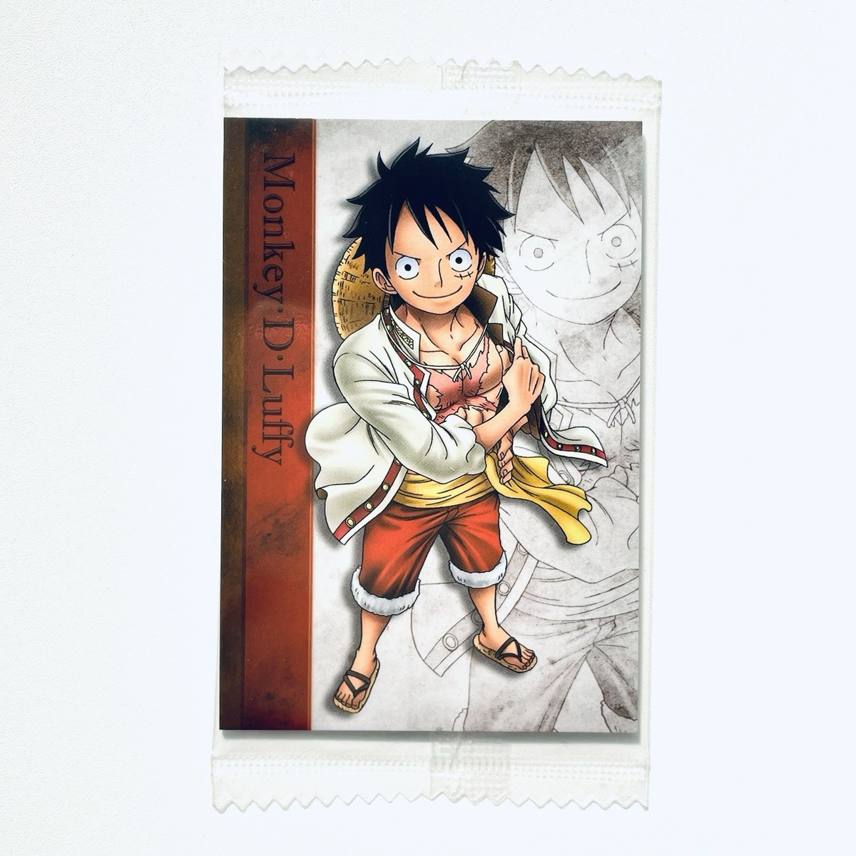 ONE PIECE Our Memories No.11 モンキー・D・ルフィ No. 11 Monkey D. Luffy ONE PIECE Wafer Card Our Memories Bandai