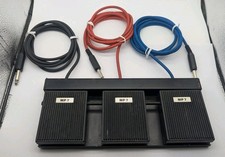 Vintage MP-7 1/4" Control Foot Pedal Switch For Drumkat Trapkat Malletkat