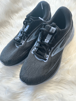 Brooks TRACE 2 Womens 8 Comfort Cushion Running Shoes Black Purple Gym Trainers