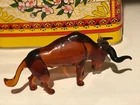 Murano glass vintage bull figurine made in Italy