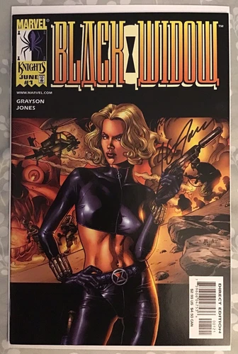 1999 Black Widow #1 Yelena Variant SIGNED J.G. JONES Hot Thunderbolts Key