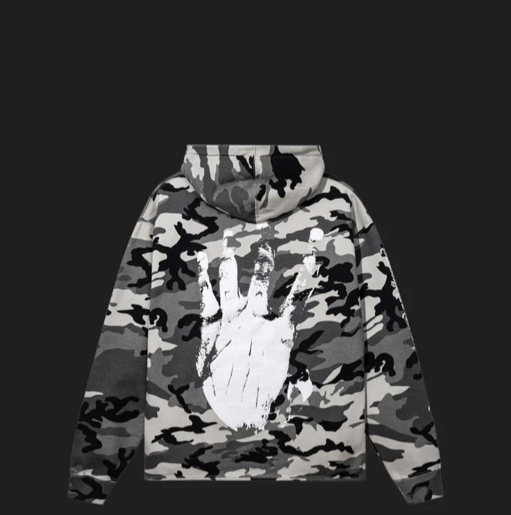 X Kill Snow Camo Revenge Style Hoodie Size Medium