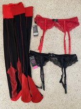 Love Honey Stockings Suspenders Medium New With Tags