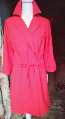 $598 NWT Worth NY Bright Fire Red Coat Or Dress Sz 4