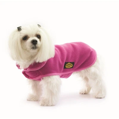 Fashion Dog Fleece-Hundemantel - Fuchsia Fleecemantel Hundemantel Wintermantel