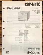 Sony CDP-M11C Lettore CD Manuale di servizio *Originale*