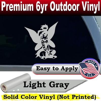 Goth Dark Tattooed Tinkerbell Car or Truck Window Laptop Decal Sticker
