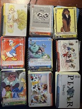Weiss Schwarz Disney 100 Years of Wonder Trading Card Game Bulk Lot Of 348 Cards