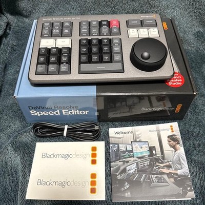 Blackmagic DaVinci Resolve Speed Editor Keyboard USB-C Box No Studio Key JDM