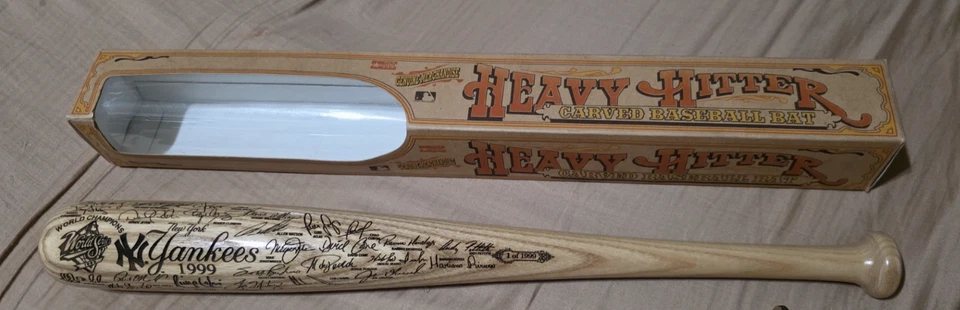 1999 New York Yankees Commemorative World Series Team Signed LTD Stamped Bat #1 - Image 2 of 4