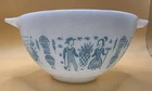 Pyrex Turquoise 441 Blue Amish Butterprint Cinderella Mixing Bowl 1 1/2 Pint VGC