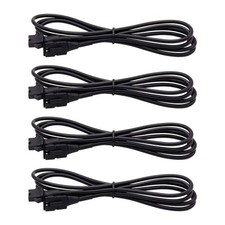 YiLaie 4 PCS 47 inch Extension Cables for Cable 4 Pcs, Multi-color