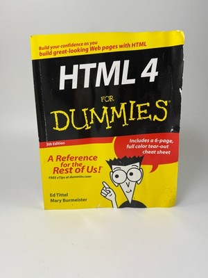 HTML 4 for Dummies by Mary C. Burmeister, Ed Tittel and Mary Burmeister...
