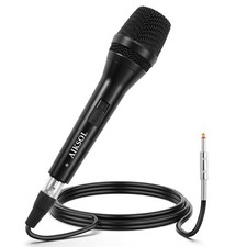 Wired Microphone for Singing,Professional Vocal Dynamic Handheld Karaoke,Card...
