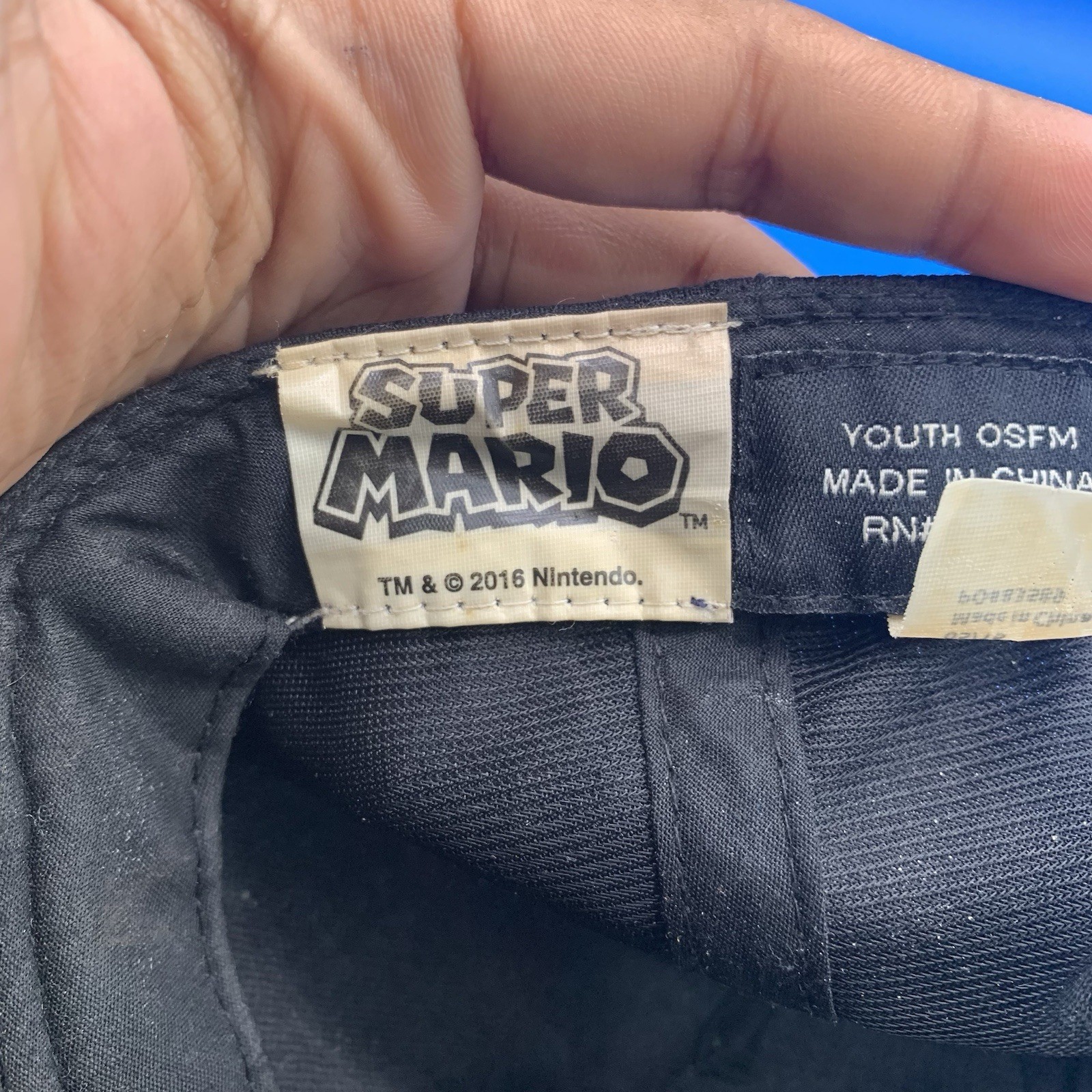 Super Mario baseball cap Adjustable Multicolor Lu… - image 8