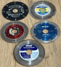 Job Lot 115mm Multi-Material Cutting Discs - 22.23mm Bore - Diamond & Carbide