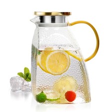 Glass Pitcher With Lid and Spout, 1.8L/61 oz ...