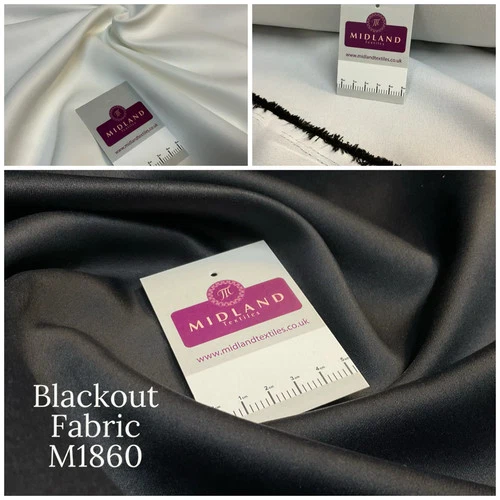 Plain Blackout Fabric – 137cm Wide M1860