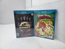 2 LOT MINT FACTORY SEALED NEW Wii U Games Giana Sisters & Brunswick pro bowling