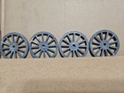 5 - 2 Zoll Postkutschenräder aus marmoriertem Kunststoff