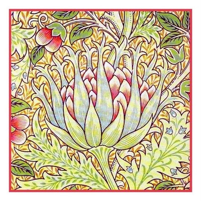 William Morris Artichoke from Textile Counted Cross Stitch Chart Graph Pattern