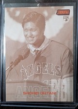 2018 Topps Stadium Club - Shohei Ohtani #138 Sepia (RC) Rare