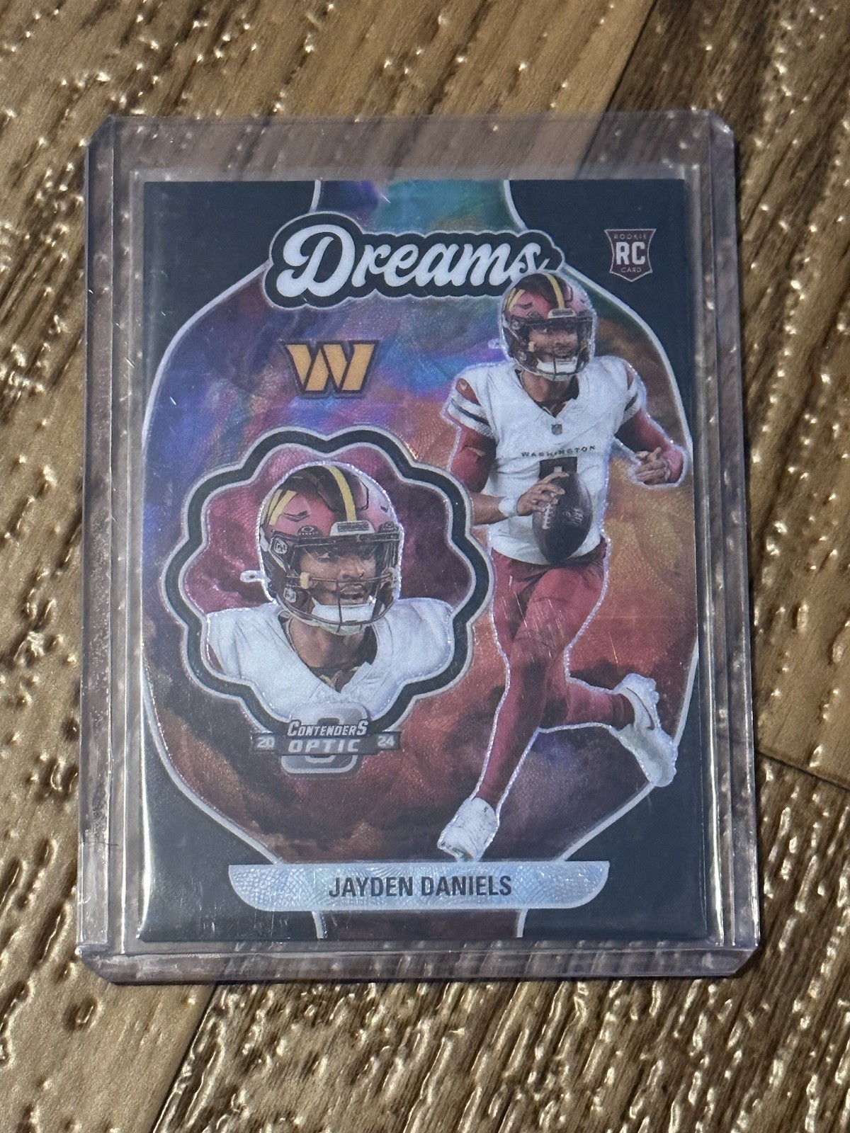 2024 Jayden Daniels Contenders Optic Dreams Black Scope Prizm Rookie RC 23/25 