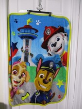 Paw Patrol Kids Fleece Blanket Chase Marshall Rubble 38" x 50"