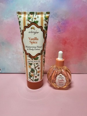 Amber Glow Vanilla Spice Hand/Body Lotion & Body Oil