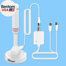 Small Indoor Amplified HDTV Antenna with Signal Booster Amplifier, 2023 Amplifie