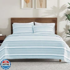 ClevaHome Classic Stripe Sheet Set - 4 Pieces Super Soft and Breathable Bed S