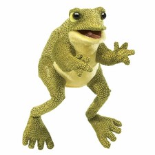 Funny Frog Puppet One Size, Green
