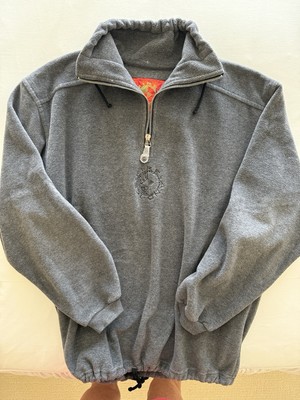 90s BOGNER FIRE AND ICE 1/4  Zip Fleece- Grey, Vintage