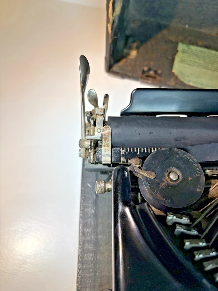 Máquina de escribir portátil Remington #3 cinta nueva limpia funciona Foto 4 de 4
