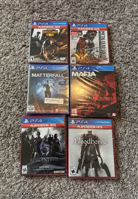 BRAND NEW PS4 GAME LOT INFAMOUS SECOND SON METAL GEAR SOLID V MAFIA III