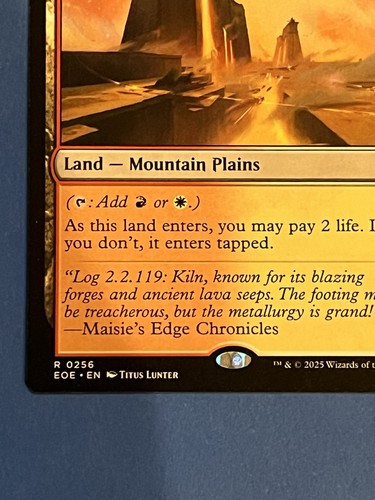Sacred Foundry Edge of Eternities EOE MTG Magic the Gathering Rare Land 0256 256 - Picture 8 of 14