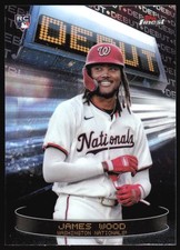 2025 Topps Finest James Wood #D-1 Debut Rookie Card Washington Nationals