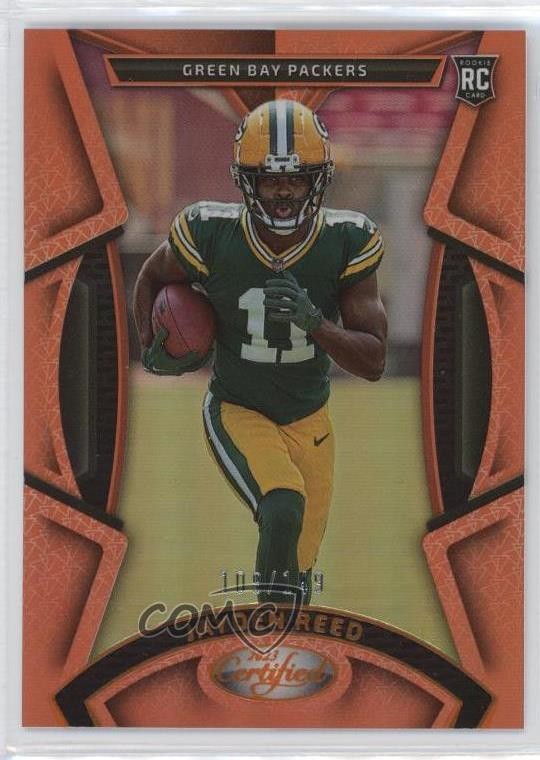 2023 Certified Rookies Mirror Orange 108/149 Jayden Reed #123 Rookie RC 14mq