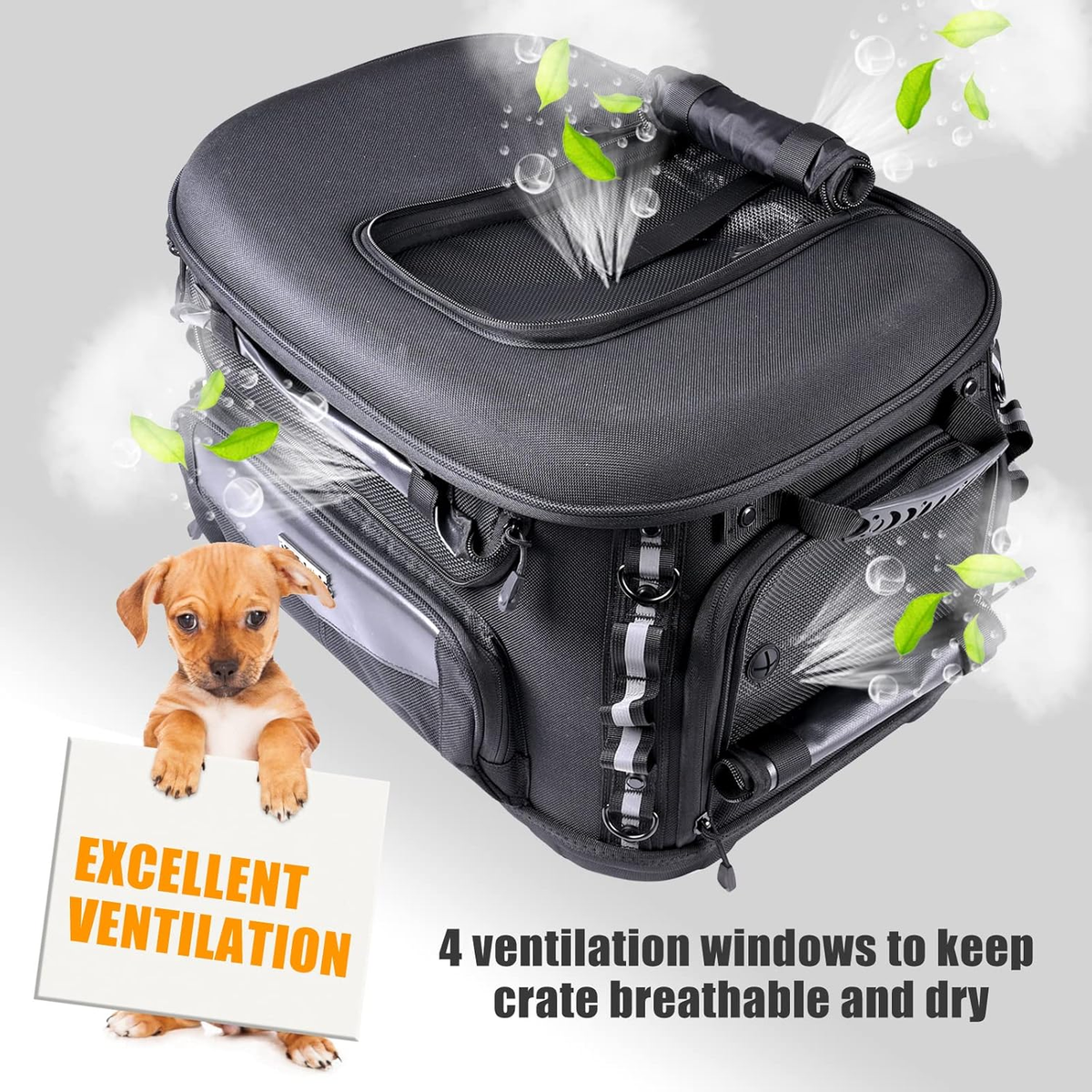 ドッグキャリー Motorcycle Dog Carrier, Portable Pet Carrier Pet Travel Bag Cat