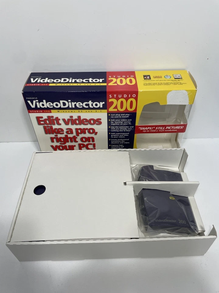 Pinnacle Systems Video Director Studio 200 Windows Video Editor New Sealed - Image 2 of 4