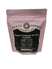 Vital Source Nutrition Premium Feminine Balance Gummies 60 Count Exp: 4/2027