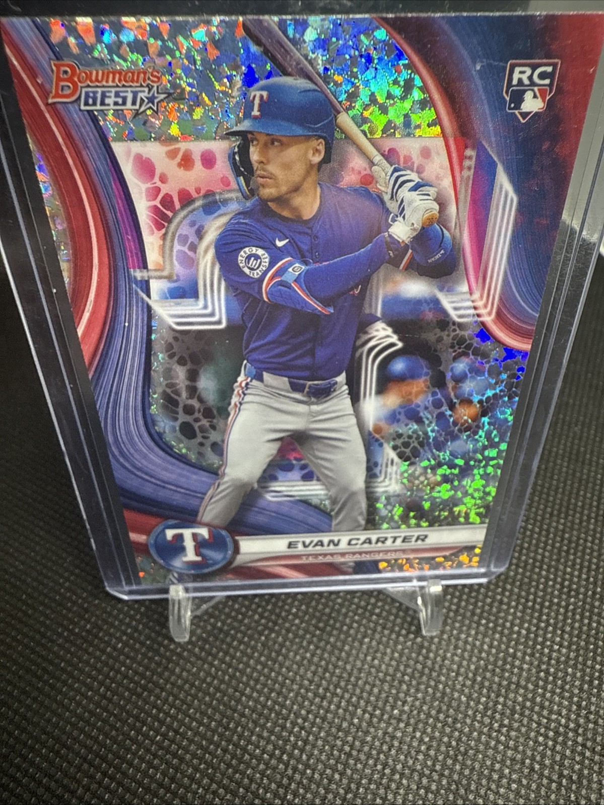 2024 Bowman's Best - Evan Carter #66 Mini-Diamond Refractor /299 (RC)