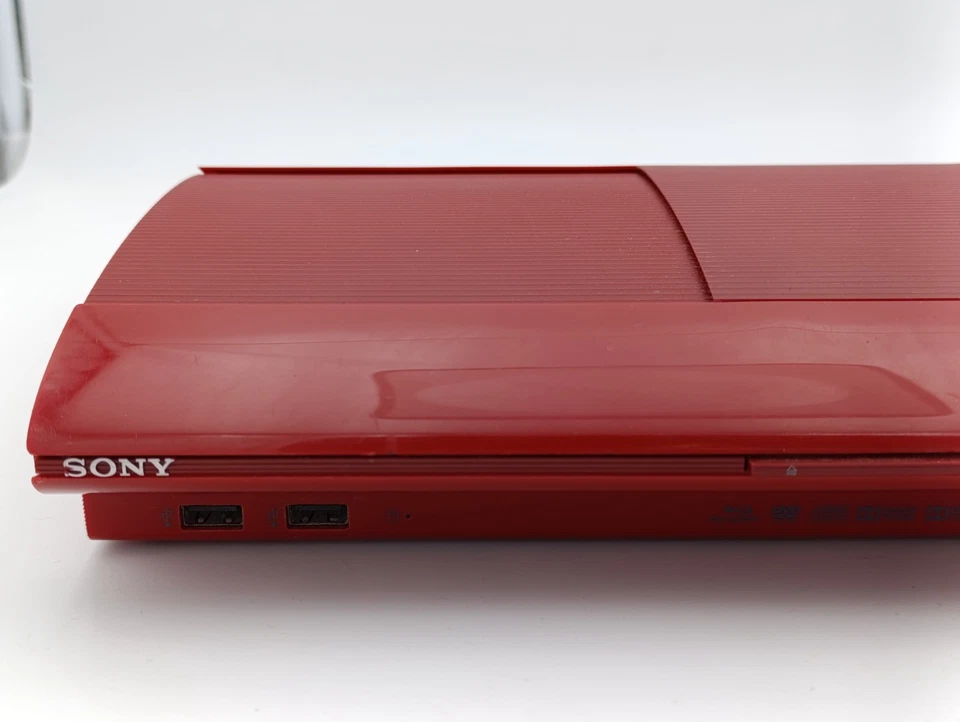 Sony PlayStation 3 Super Slim Rouge 250 Go – Console seule fonctionnelle - Photo 2/4