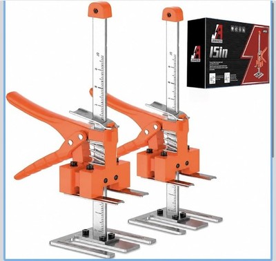 2 Pack of Labor Saving Arm Jacks, 15'' Handheld Furniture Lifter Tool 400lbs max