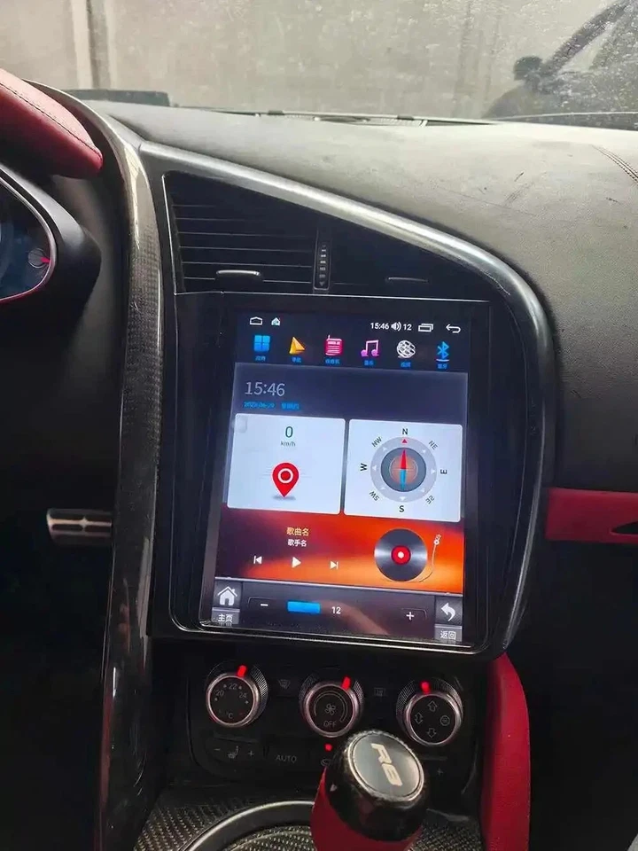 9.7" Android Tesla Style Car Radio Screen GPS Stereo For Audi R8 2007-14 Navi Foto 3 de 4